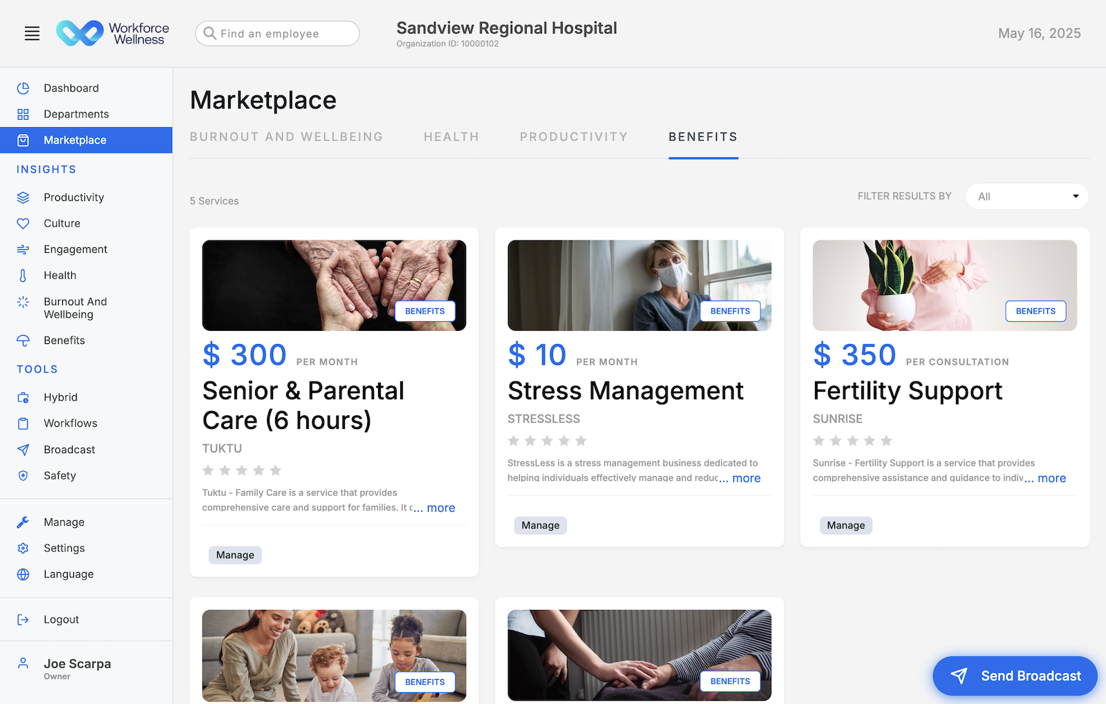 Central – Workforce Wellness