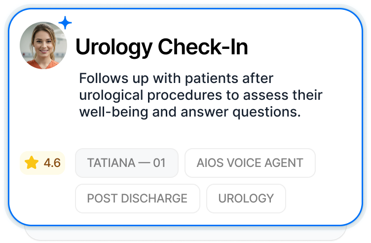 Urology Check-In